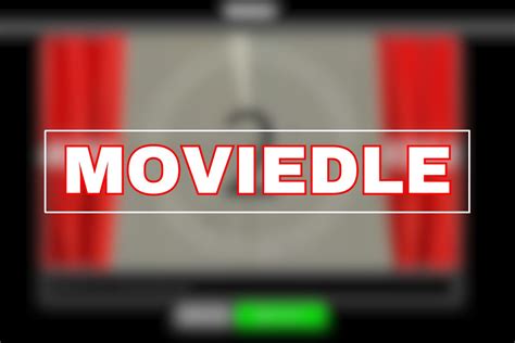 moviedole|Moviedle – Guess The Movie Wordle Game.